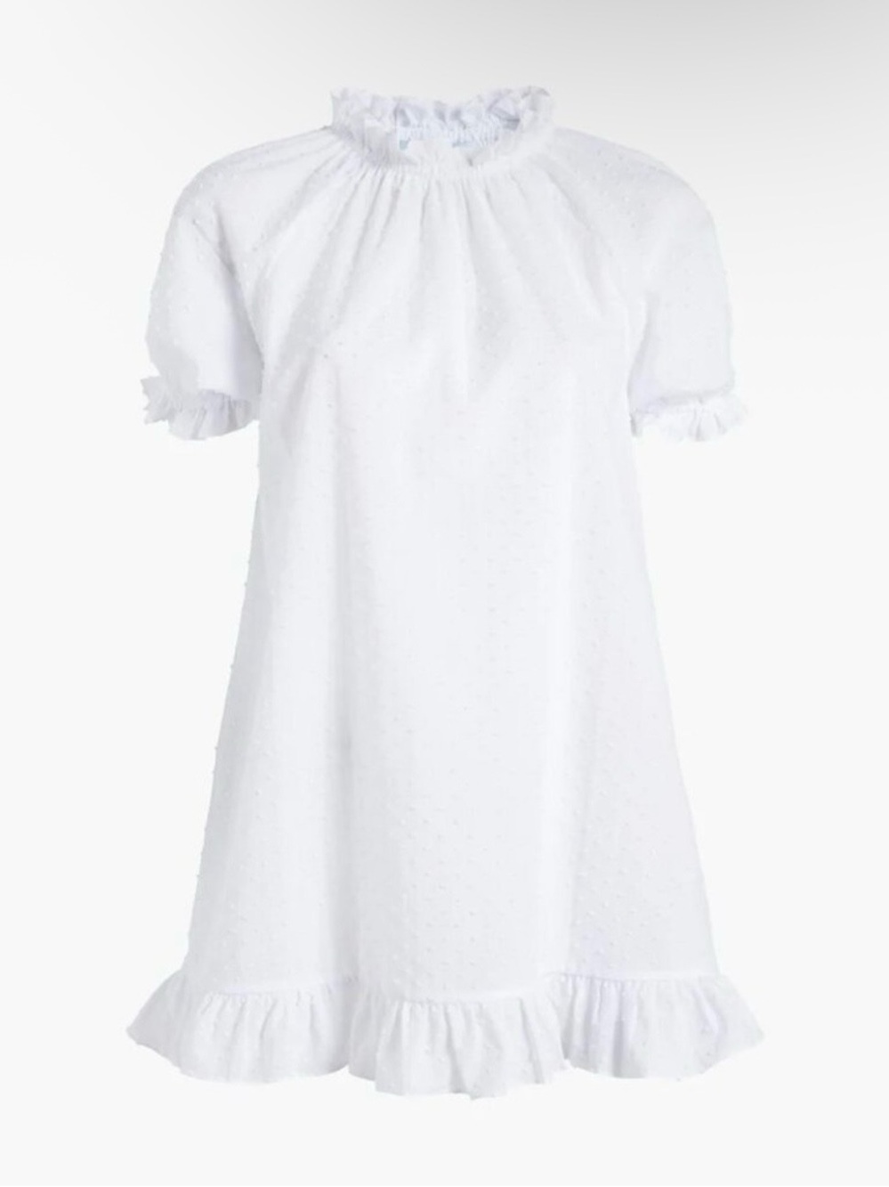 Hill House The Katherine Nap Dress In Sheer White Swiss Dot Size XS - Picture 11 of 13